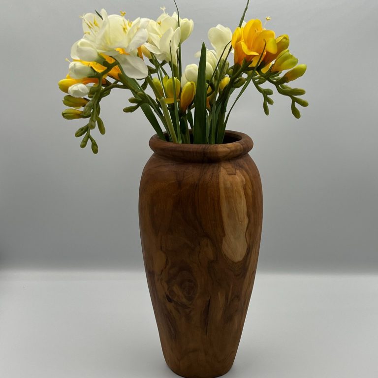 Minimalistic Solid Wooden Vase 