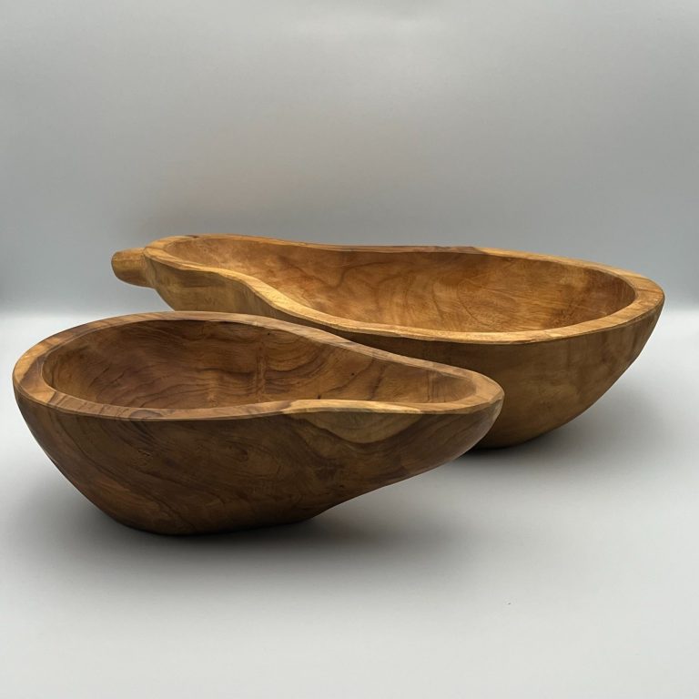 Pear Shaped Solid Fruit Bowls