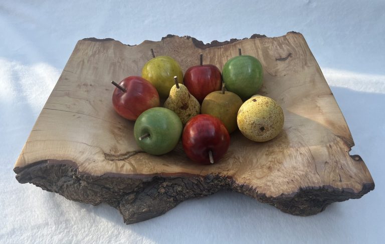 Hand Painted Wooden Fruit